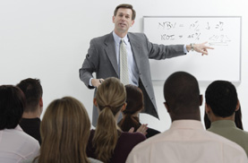 Management training, professional qualifications and personal development